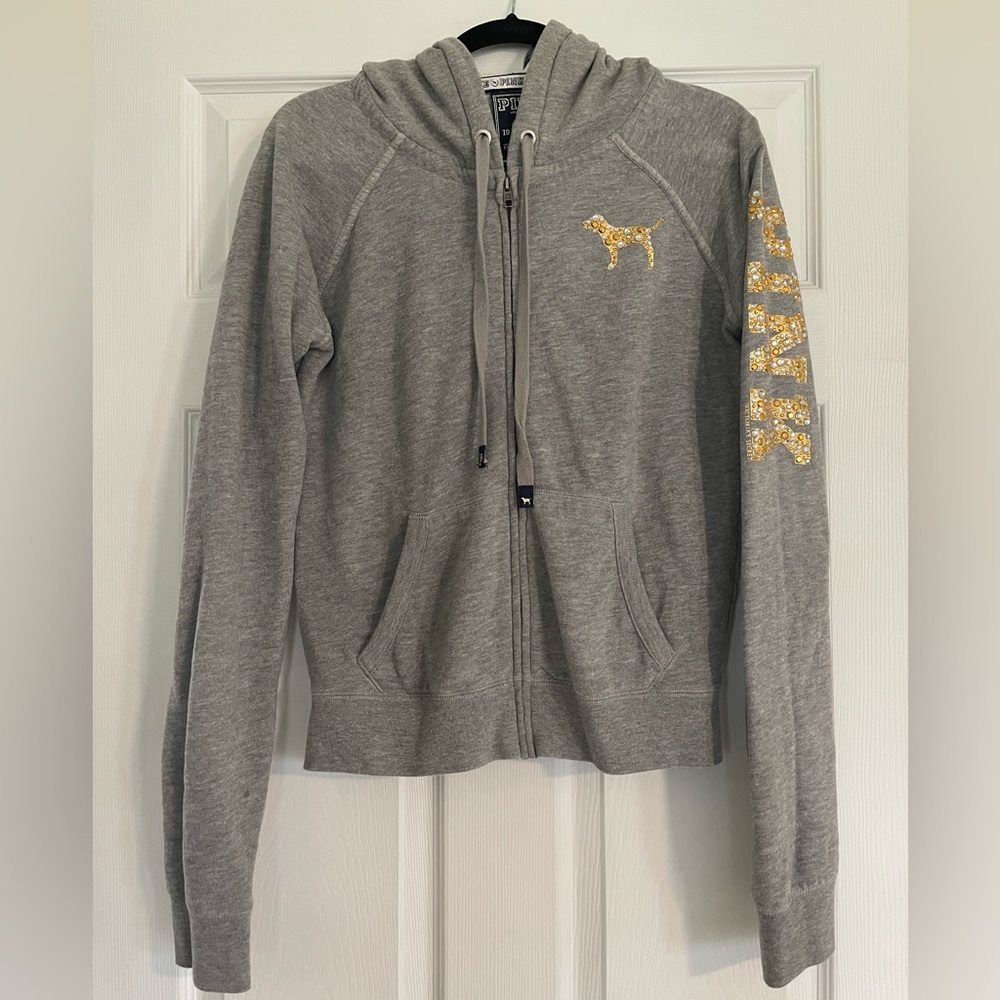 Pink Zip Up Hoodie
